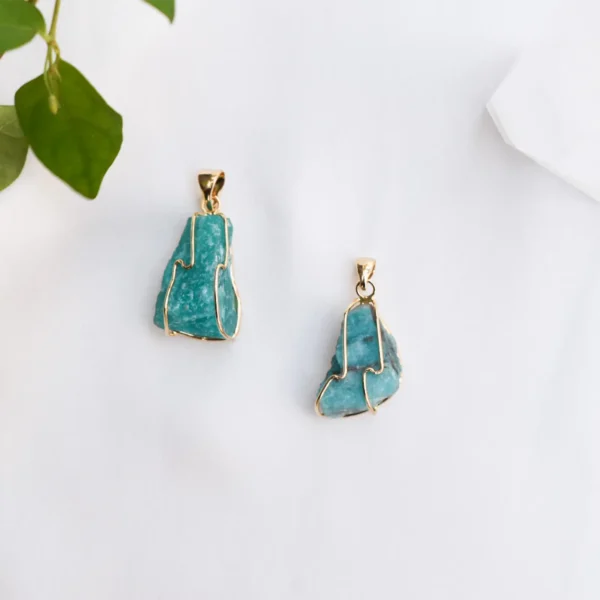 Amazonite Gold Filled Small Pendant