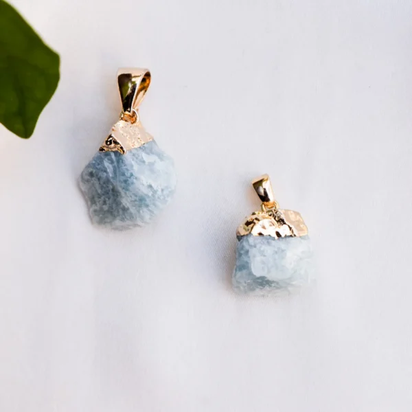 Aquamarine Rough Small Pendant