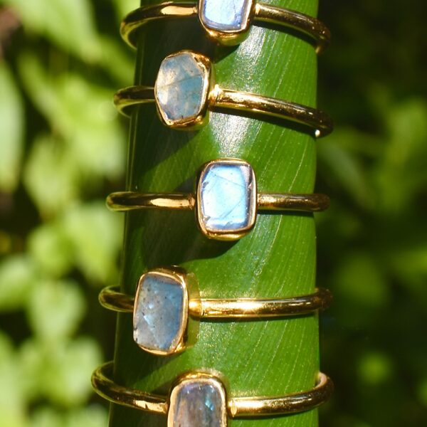 Labradorite 18 karat Gold Filled Ring